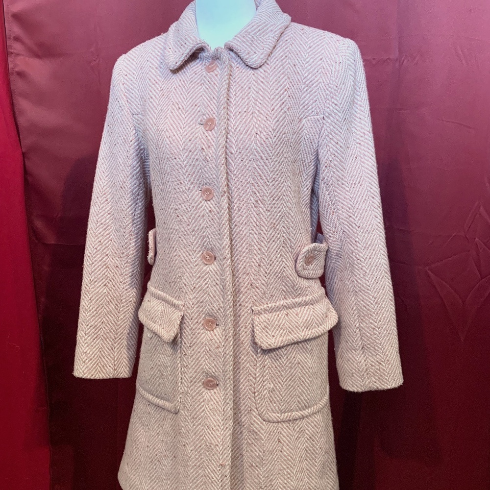 Cozy Mid-Length Pink Coat